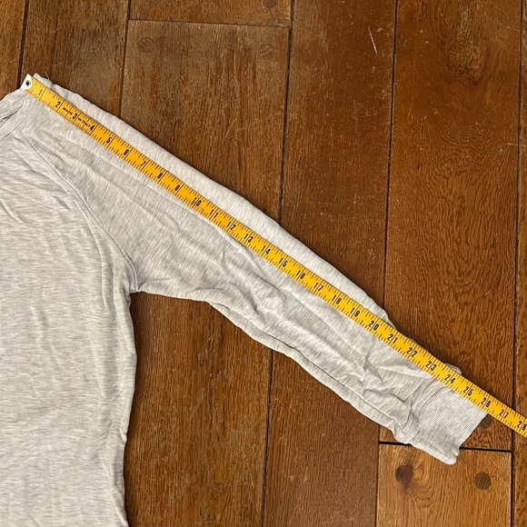 Active Life Heather Grey Long Sleeve sweater tunic dress - Picture 7 of 7